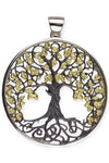 Echt etNox Black Gold Sterling Silver Tree of Life Pendant | Angel Clothing