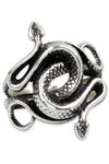 Echt etNox Double Snake Ring Sterling Silver | Angel Clothing