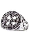 Echt etNox Silver Celtic Cross Ring Sterling Silver | Angel Clothing