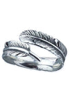 Echt etNox Sterling Silver Feather Ring | Angel Clothing