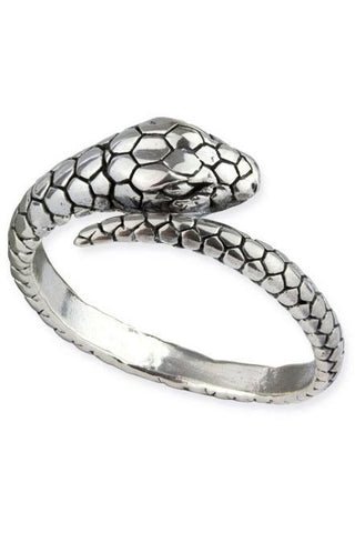 Echt etNox Sterling Silver Snake Ring | Angel Clothing