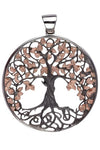 Echt LuxXL Black/Gold Sterling Silver Tree of Life Pendant | Angel Clothing