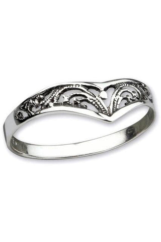 Echt LuxXL Elfish Sterling Silver Ring | Angel Clothing