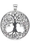 Echt LuxXL Sterling Silver/Black Tree of Life Pendant | Angel Clothing