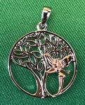 Echt LuxXL Sterling Silver Elvish Tree Pendant | Angel Clothing