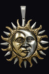 Eclipse Sun and Moon Pendant | Angel Clothing