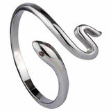 etNox Small Snake with Zirconia Ring | Angel Clothing