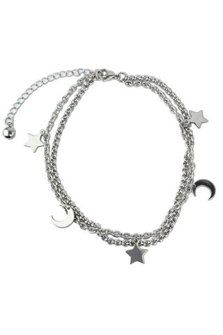 etNox Stars and Moons Anklet | Angel Clothing