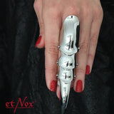 Echt etNox Long Finger Claw Armour Ring | Angel Clothing