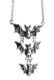 Echt etNox Triple Bats Necklace | Angel Clothing