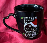 Alchemy Feline Festive Christmas Mug | Angel Clothing