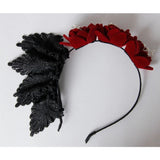 Felt Rose and Lace Headband | Angel Clothing
