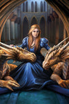 Anne Stokes Fierce Loyalty Dragon Card | Angel Clothing