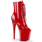 Pleaser FLAMINGO-1021 Boots Red | Angel Clothing