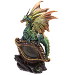 Green Dragon Figurine on LED Dragon Eye | Angel Clothing