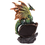 Green Dragon Figurine on LED Dragon Eye | Angel Clothing