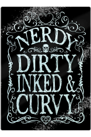 Nerdy Dirty Inked and Curvy Chopping Board | Angel Clothing