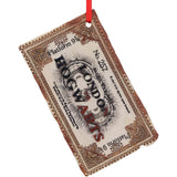Harry Potter Hogwarts Ticket Hanging Ornament | Angel Clothing