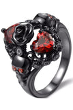 Hearts Rose and Skulls Ring | Angel Clothing