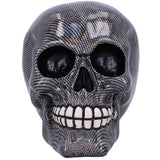 Holographic Silver Fishnet Skull | Angel Clothing