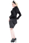 H&R London Ladies Fitted Military Tailcoat | Angel Clothing