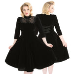 H&R London Nightshade Velvet Dress | Angel Clothing