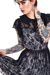 Jawbreaker Lace Overlay Collar Dress | Angel Clothing