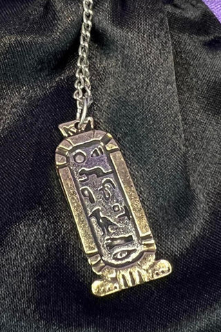 Jewels of Atum Ra Cleopatra Love Cartouche Pendant | Angel Clothing