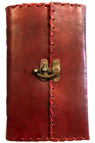 Leather Journal with Lock | Angel Clothing