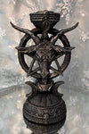 Pair of Light of Baphomet Candle Holders | Angel Clothing
