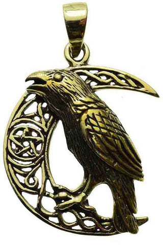 Lisa Parker Raven Moon Pendant Bronze | Angel Clothing