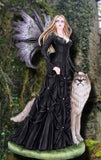 Loveta Fairy and Wolf Figurine 58.5cm | Angel Clothing