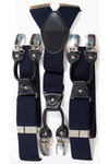 Banned Rockabilly Braces Navy | Angel Clothing