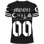 Moon Kitty Varsity Tshirt | Angel Clothing
