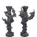 Guardians of the Light Pair of  Dragon Candlesticks | Angel Clothing