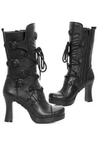 New Rock All Black Boots M.GOTH5815-S2 | Angel Clothing