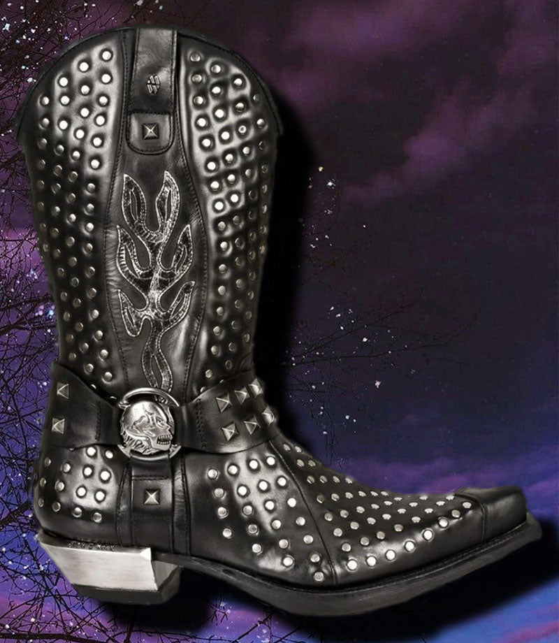 New Rock M.7928 S1 Cowboy Boots | Angel Clothing