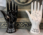 Palmistry Hand Black Ceramic | Angel Clothing