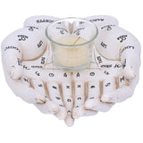 Palmists Guide White Tealight Holder | Angel Clothing