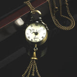 Domed Pivoting Steampunk Necklace Watch | Angel Clothing