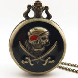 Steampunk Pirate Pocket Watch Black | Angel Clothing