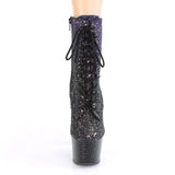 Pleaser ADORE 1020OMBG Purple Glitter Boots | Angel Clothing