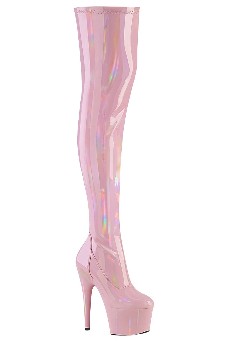 Pleaser ADORE-3000HWR Boots Pink | Angel Clothing