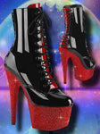 Pleaser Bejeweled 1020FH-7 Ankle Boots | Angel Clothing