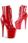 Pleaser FLAMINGO-1021 Boots Red | Angel Clothing