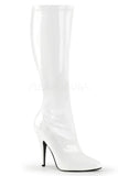 Pleaser SEDUCE-2000 Boots White | Angel Clothing