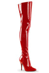 Pleaser SEDUCE 3000 Boots Red | Angel Clothing