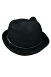 Poizen Kitty Bowler Hat Black | Angel Clothing