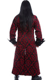Poizen Quentin Red Brocade Coat (S, M) | Angel Clothing