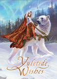 Queen of the Aurora Bears Yuletide Card | Angel Clothing
